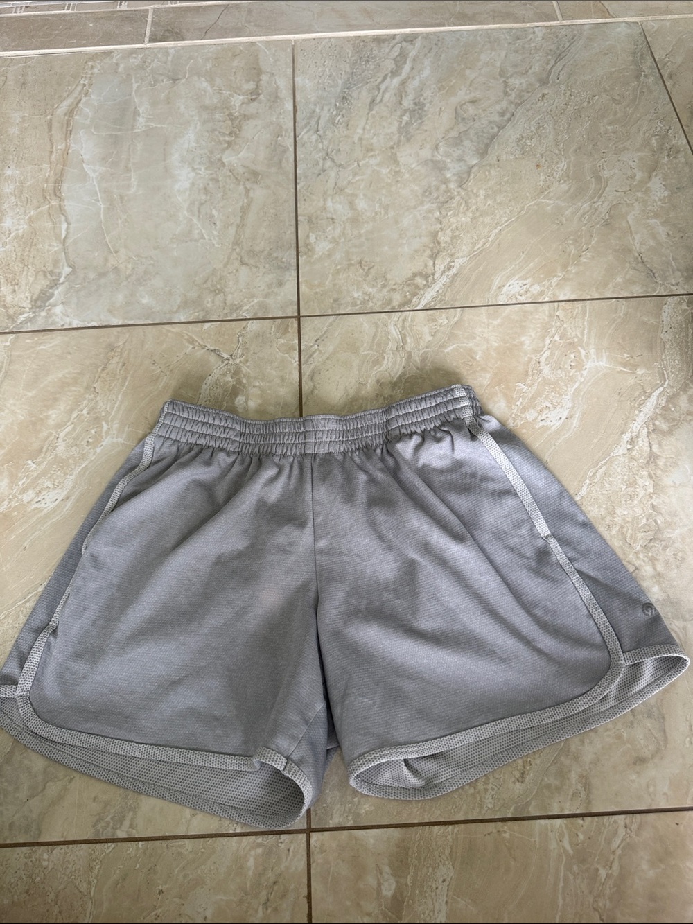 Champion Women's Athletic Shorts - Light Gray